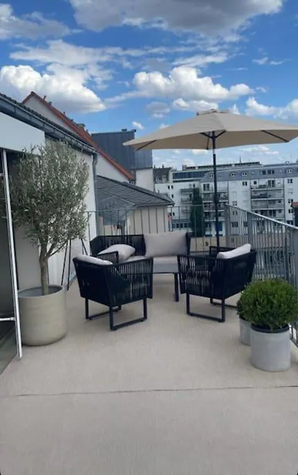Апартаменты Penthouse Am Waldplatz Лейпциг