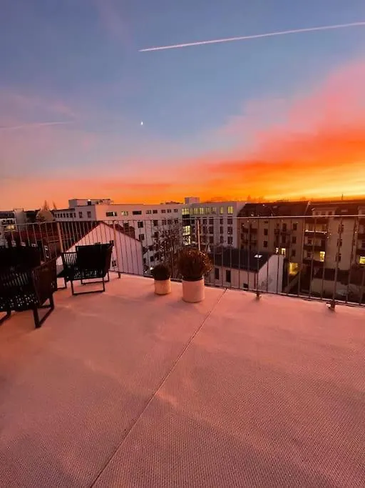 Апартаменты Penthouse Am Waldplatz Лейпциг